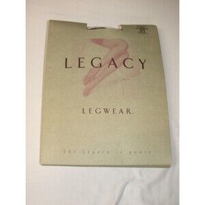 Legacy Legwear Body Shape Lights Pantyhose with UltimAir Black Size B NWT A46607
